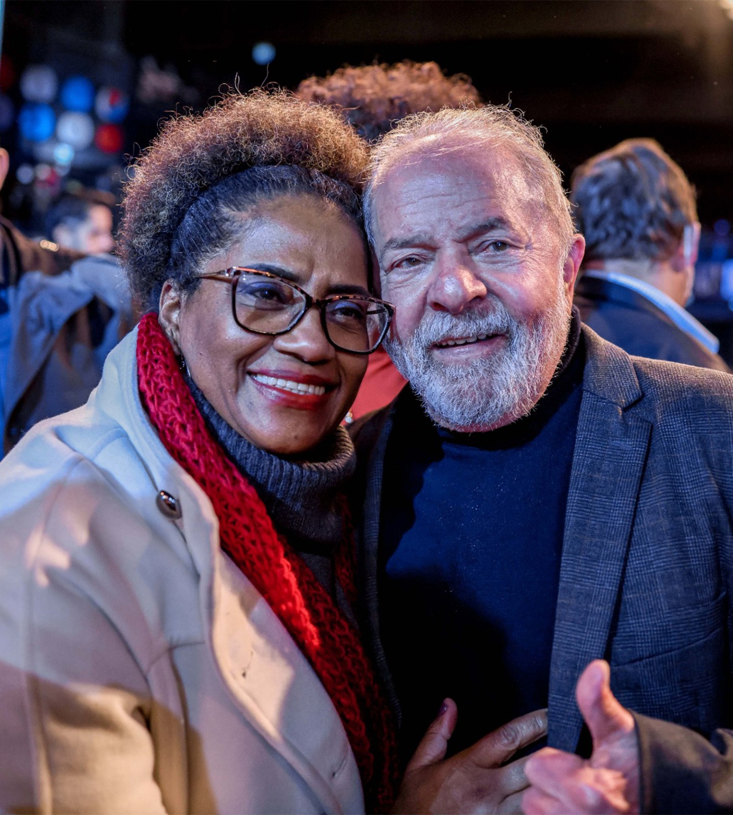 Reginete Bispo com Lula